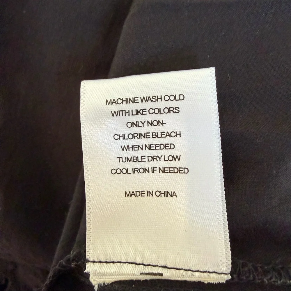 New! Gibson & Latimer Black Eyelet Button Down Belted Mini Dress 36039 - Picture 13 of 14